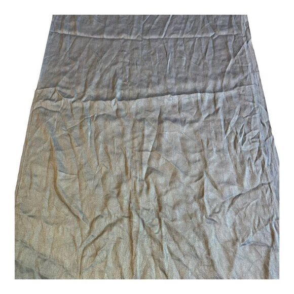 Fringed Jones New York Silky Blue Scarf Shawl Womans Large Wrap 20.25x70.5 - Picture 2 of 6